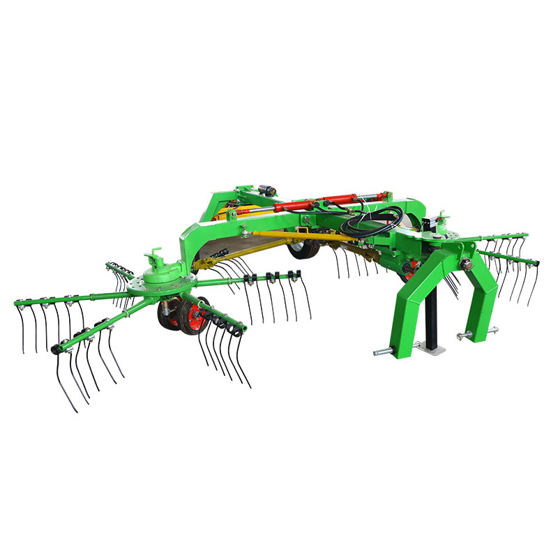 towing rotary rake hay