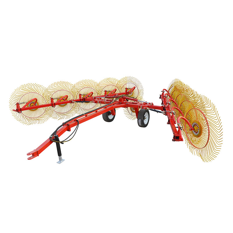 rake lawn ລໍ້ rake hay